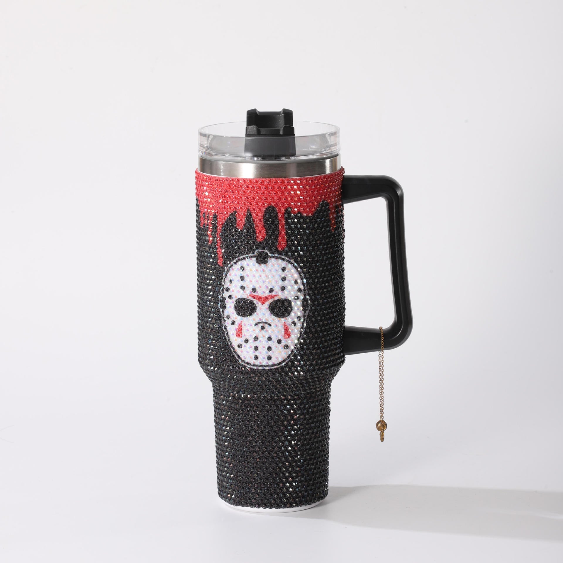 Wholesale pumpkin face cup 40oz large capacity stainless steel car ice bully cup